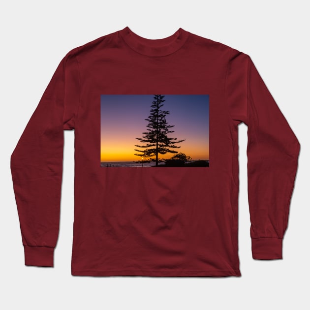 Namibia. Swakopmund. Tree. Sunset. Long Sleeve T-Shirt by vadim19